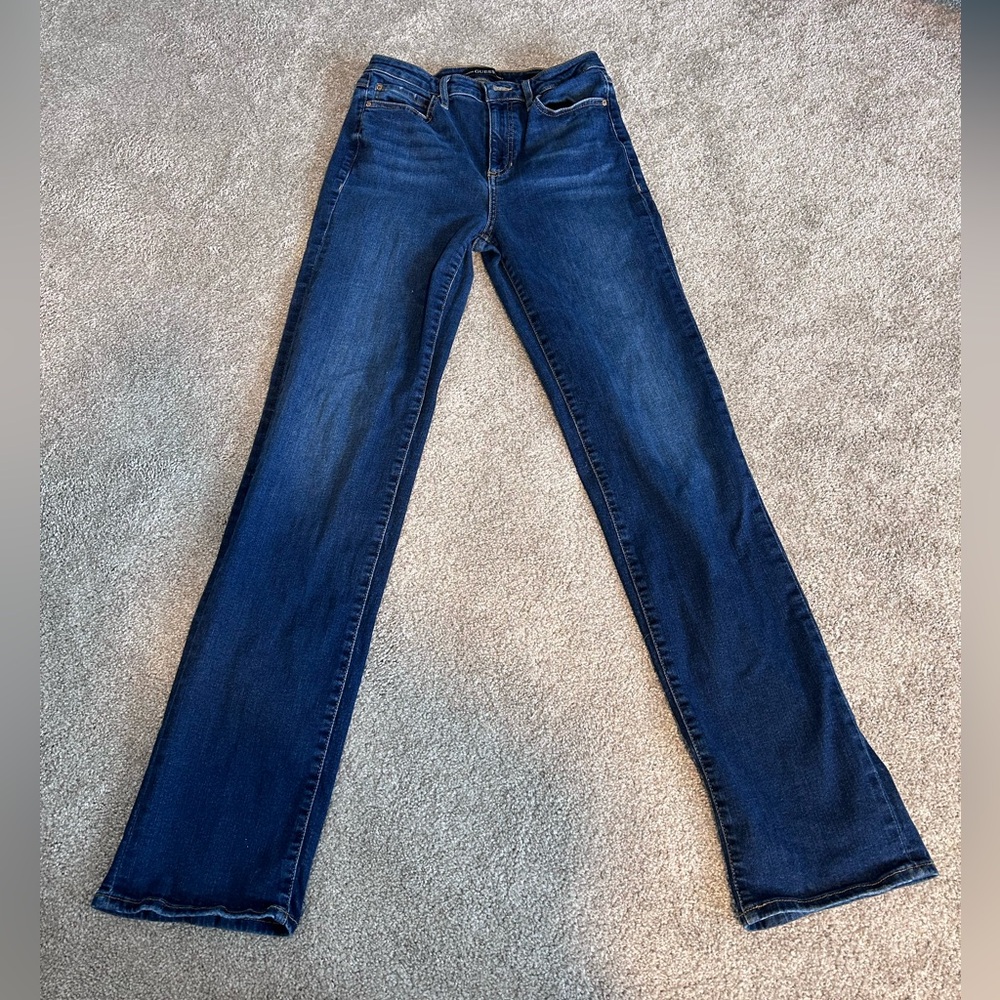GUESS 1981  Straight Leg Blue Jeans Classic Vintage Inspired Casual Denim